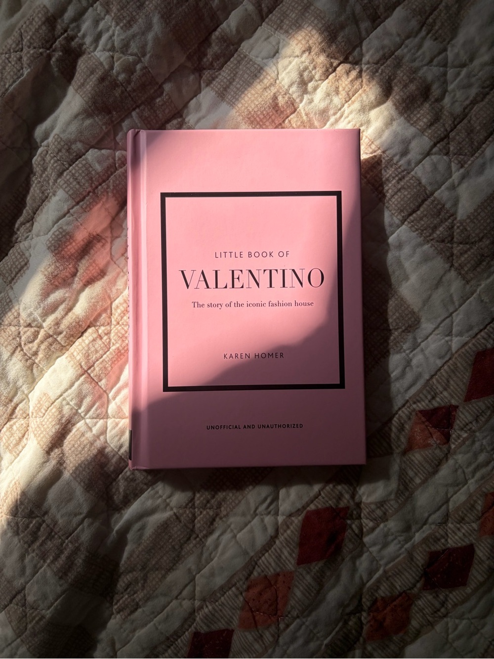 Valentino Pink Hardcover Fashion Book